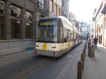 Endstelle Melkmarkt auf der Korte Nieuwstraat