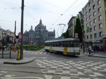 Gemeentestraat Ecke Koningin Astridplein im Hintergrund Centraal Station