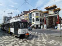 Chinatown-Tor über der Van Wesenbekestraat nahe H Centraal Station