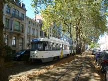 auf dem Mittelstreifen des Mechelsesteenweg