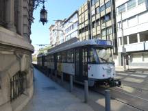 Bourlastraat Ecke Frankrijklei, links die Nationale Bank