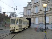 Wenden auf dem Draakplaats - vorwärts in die südliche Wagenhalle