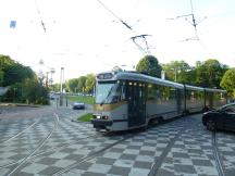 Boulevard du Centenaire Ecke Avenue Jean Sobieski, im Hintergrund das Atomium