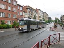 H Azur - Avenue du Roi Albert Ecke Rue de l'Azur, Fahrtrichtung De Wand