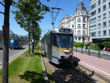 Abfahrtshaltestelle Schleife Montgomery in der Avenue de Tervueren