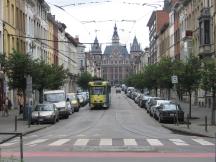 Avenue Maréchal Foch, im Hintergrund das Rathaus von Schaarbeek