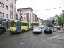 Rue de Stalle Ecke Chaussée de Neerstalle, Fahrtrichtung Louise