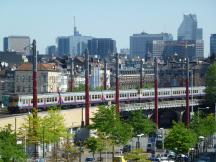 Triebwagen am Gare Du Midi in Brüssel