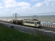 Tw 9750 Typ S (Bj 1929 für Linie Gent-Bassevelde) mit offenen Sommerbeiwagen