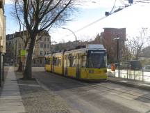 eingleisige Streckenführung an der H Marktstr