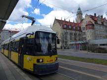 Bahnhofstr Ecke Lindenstr, im Hintergrund hist. Gebäude der BEST-Sabel Oberschule