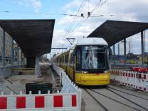 eingleisige Streckenführung während der Bauzeit an der H Hbf