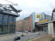 zwischen Möckernbrücke und Landwehrkanal, links Deutsches Technikmuseum