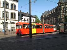 Wegmann GT4&GB4 (Bj 1976) an der Domsheide, Fahrtrichtung Arsten