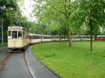 große Parade an der Endstelle Kulenkampffallee vor dem Umbau der Hartwigstr