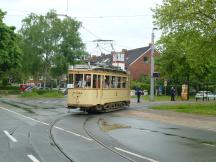 BDM Tw701 (Bj 1947) verlässt die Schleife Kulenkampffallee