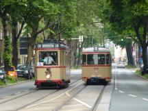 auf der Friedrich Ebert Str nahe der H Schleiermacherstr