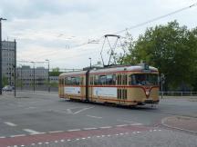 Hansa-Tw446 (Bj 1967) verlässt die Wilhelm-Kaisen-Brücke