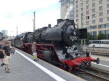 Dampflok BR 50 in Frankfurt (Main) Hbf