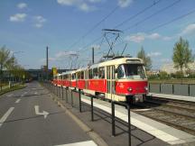 Tatra T4D Großzug auf Fotofahrt, hier an der H Sörnewitzer Str
