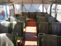 Innenansicht historischer IFA H6 Bus
