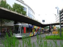 Immermannstr Ecke Berliner Allee, unterm Tausendfüßler