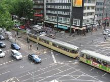 Berliner Allee Ecke Graf Adolf Straße, Fahrtrichtung Benrath Btf