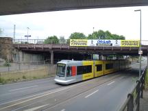 Hildener Str unter Unterführung DB Strecke, Fahrtrichtung Rath S