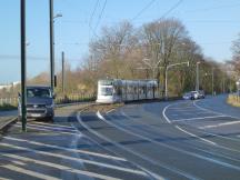 auf der Bonnerstr vor H Schöne Aussicht, Fahrtrichtung Benrath Btf