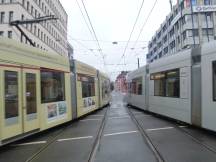 Am Wehrhahn Ecke Worringer Str, Blick von zukünftiger Tunnelzufahrt