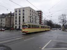 Grafenberger Allee Ecke Lindemannstr, Fahrtrichtung Zentrum