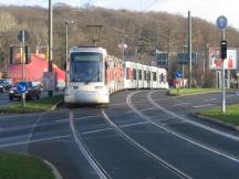 Einfahrt H Burgmüllerstr, Fahrtrichtung Zentrum