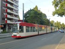 Einfahrt H Lindemannstr, Fahrtrichtung Zentrum