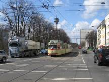 Haroldstr Ecke Elisabethstr, Fahrtrichtung Derendorf