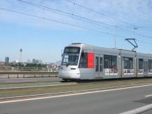 auf der Südbrücke, Fahrtrichtung Neuss