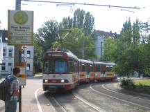 Einstiegshaltestelle Ne-Stadthalle