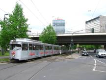 H Kniebrücke Richtung Südfriedhof