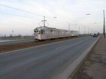 auf der Südbrücke, Fahrtrichtung Neuss