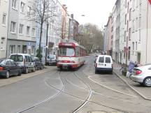 Gleisverschlingung auf der Humboldstraße