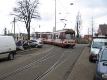 Gleisverschlingung auf der Humboldstraße