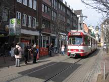 Haltestelle Heinrich Heine Allee Richtung Graf Adolf Platz