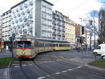 Oststr Ecke Immermannstr, Fahrtrichtung Hbf