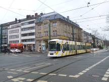 Uhlandstr Ecke Grafenberger Allee, Fahrtrichtung Stadtmitte