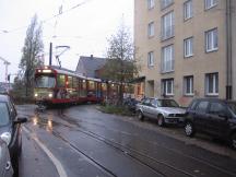 Gleisverschlingung Rethelstr Ecke Humboldtstr