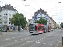 Helmholtzstr Ecke Hüttenstr, Fahrtrichtung Bilk