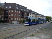 Uhlandstr Ecke Schumannstr, noch mit altem Kopfsteinpflaster