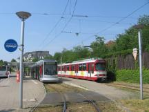 Ausstiegshaltestelle Schleife Gerresheim Krankenhaus