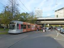 H Kniebrücke Richtung Südfriedhof