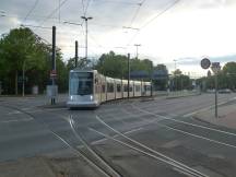 Ausfahrt H Südfriedhof Richtung Stadtmitte