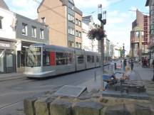 Niederstr am Niedertor (mit Modell),  Fahrtrichtung Hbf